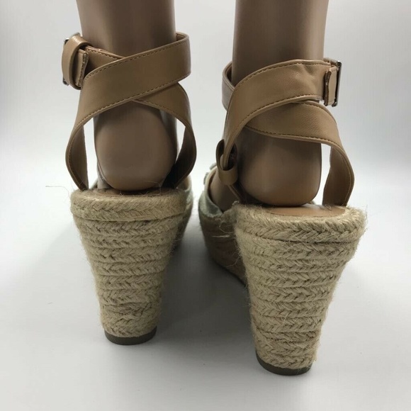 Kaari Blue Chloe Espadrille Wedge Sandals - Picture 5 of 7